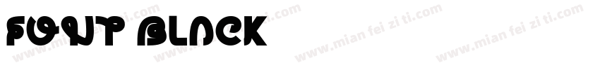 FONT Black字体转换